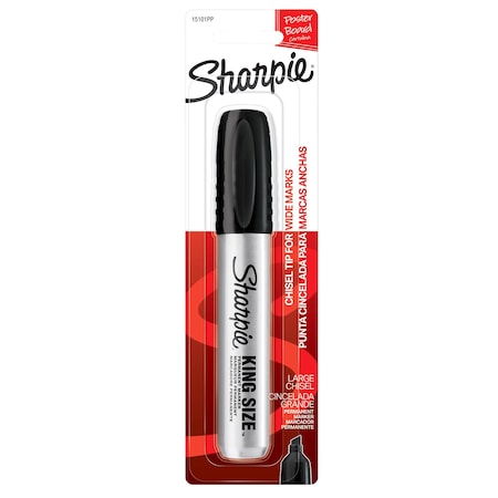 Sharpie King Size Black Chisel Tip Permanent Marker